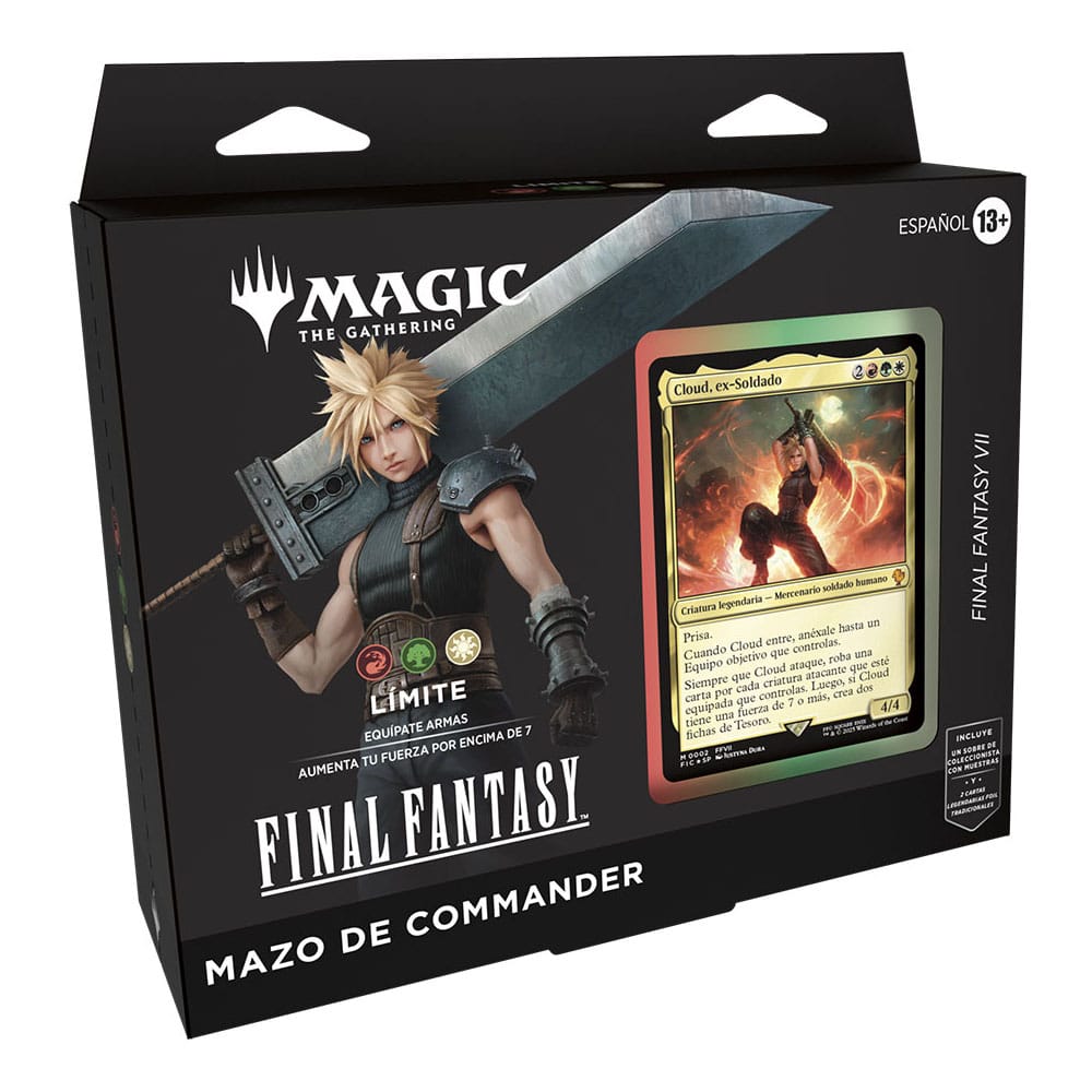 Magic the Gathering Final Fantasy Commander Decks Display (4) Spanish
