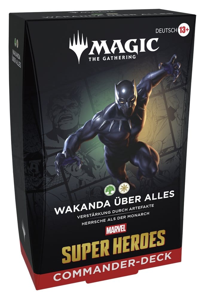 Magic the Gathering Marvel Super Heroes Commander Decks Case (4) german