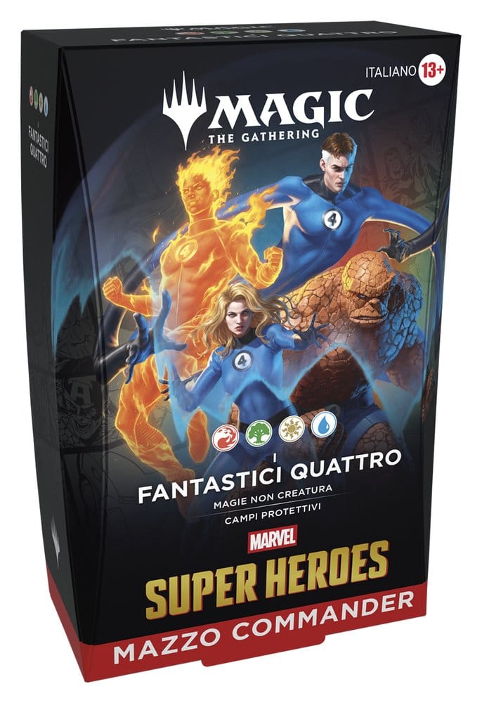 Magic the Gathering Marvel Super Heroes Commander Decks Case (4) italian