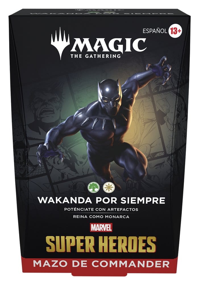 Magic the Gathering Marvel Super Heroes Commander Decks Case (4) Spanish