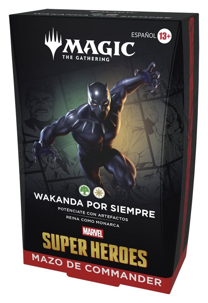 Magic the Gathering Marvel Super Heroes Commander Decks Case (4) Spanish