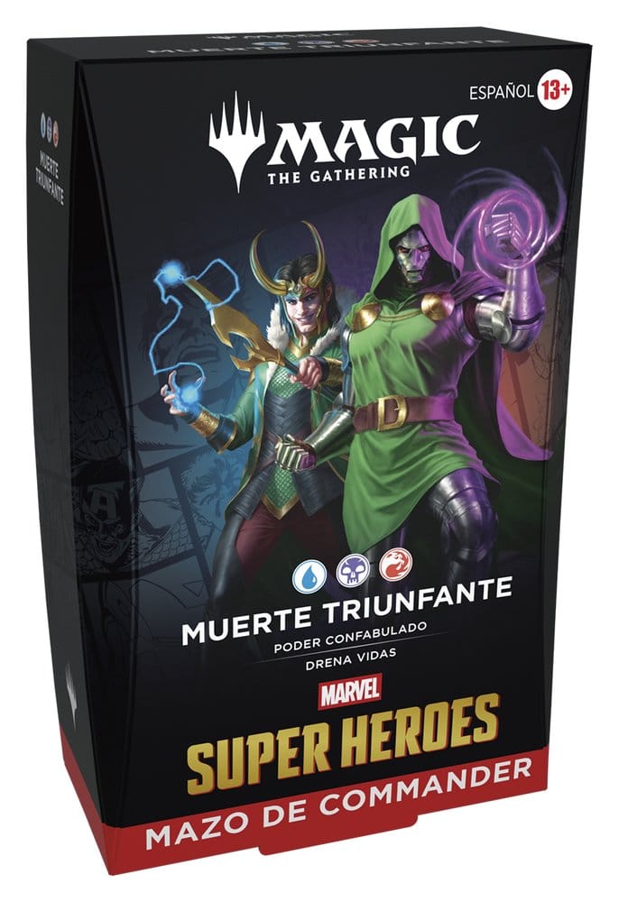 Magic the Gathering Marvel Super Heroes Commander Decks Case (4) Spanish