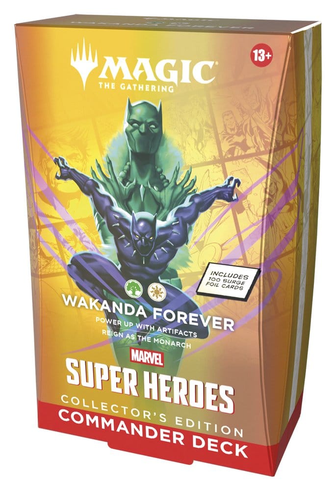 Magic the Gathering Marvel Super Heroes Collector's Edition Commander Decks Case (4) English