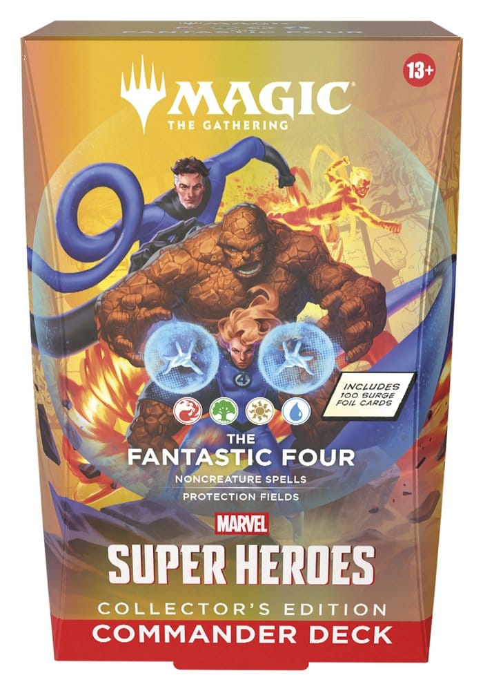 Magic the Gathering Marvel Super Heroes Collector's Edition Commander Decks Case (4) English