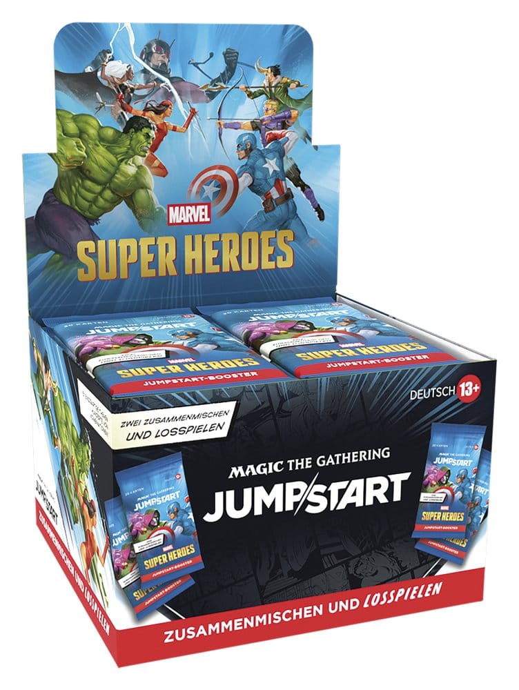 Magic the Gathering Marvel Super Heroes Jumpstart Booster Display (24) German