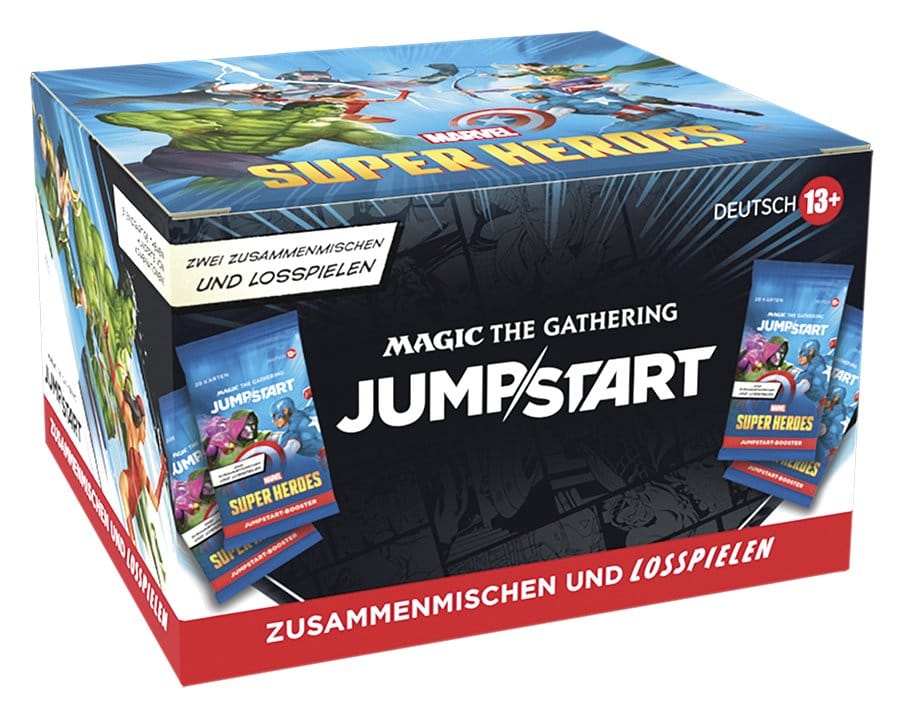 Magic the Gathering Marvel Super Heroes Jumpstart Booster Display (24) German