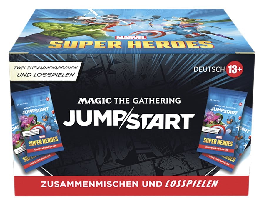 Magic the Gathering Marvel Super Heroes Jumpstart Booster Display (24) German