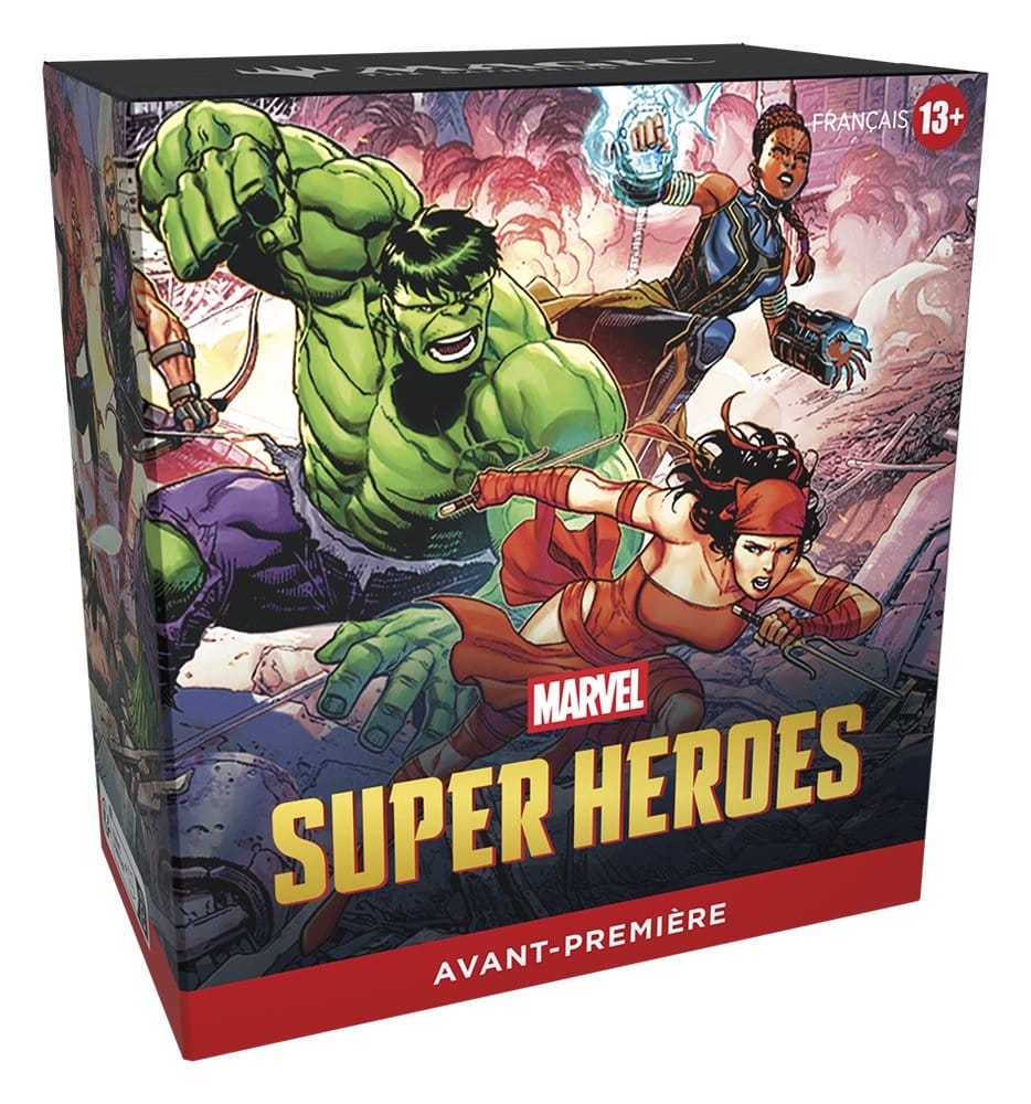 Magic the Gathering Marvel Super Heroes Prerelease Packs Case (15) French