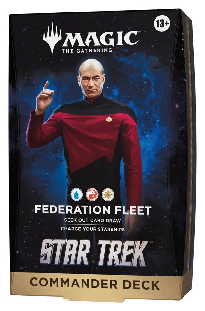 Magic the Gathering Star Trek Commander Decks Case (4) english