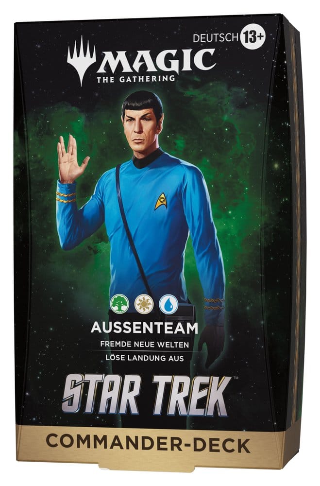 Magic the Gathering Star Trek Commander Decks Case (4) german