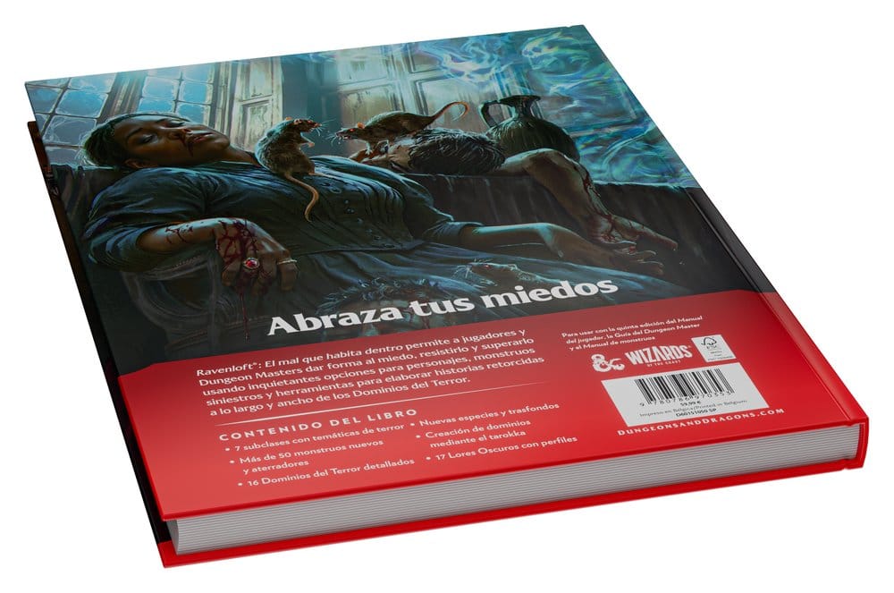 Dungeons & Dragons RPG Ravenloft: El Mal que Habita Dentro Book *Spanish Version*