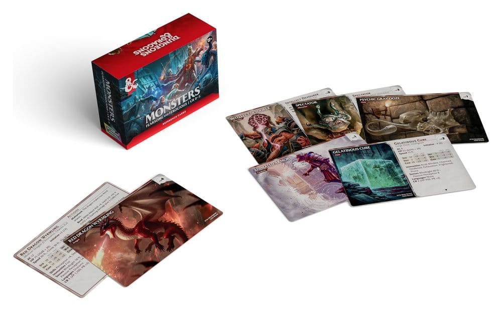 Dungeons & Dragons RPG Reference Cards: Monsters (Fearsome and Ferocious) *English Version*