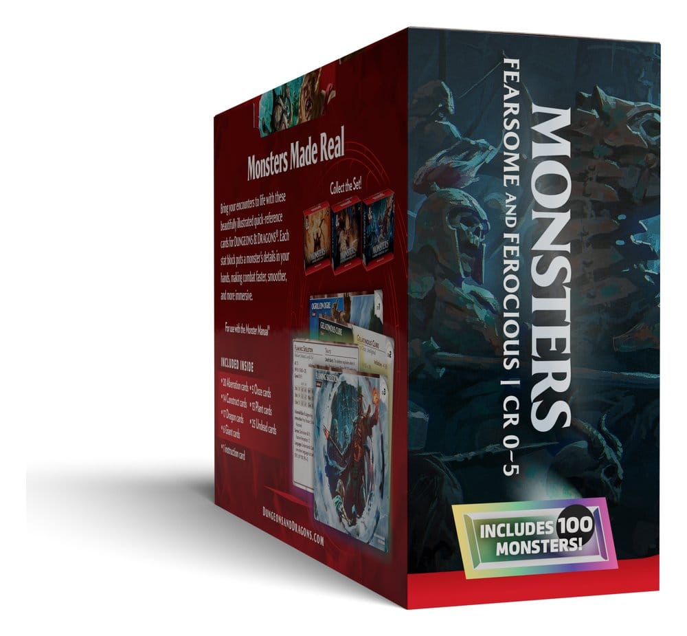 Dungeons & Dragons RPG Reference Cards: Monsters (Fearsome and Ferocious) *English Version*