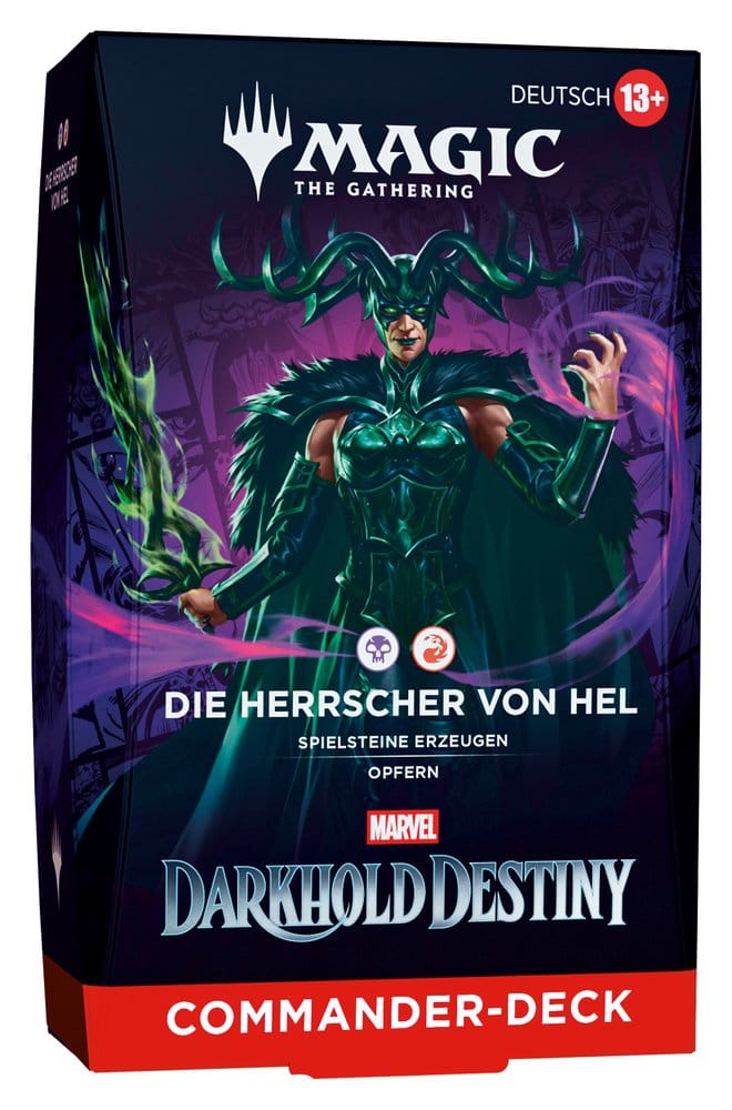 Magic the Gathering Marvel: Darkhold Destiny Commander Decks Case (4) german