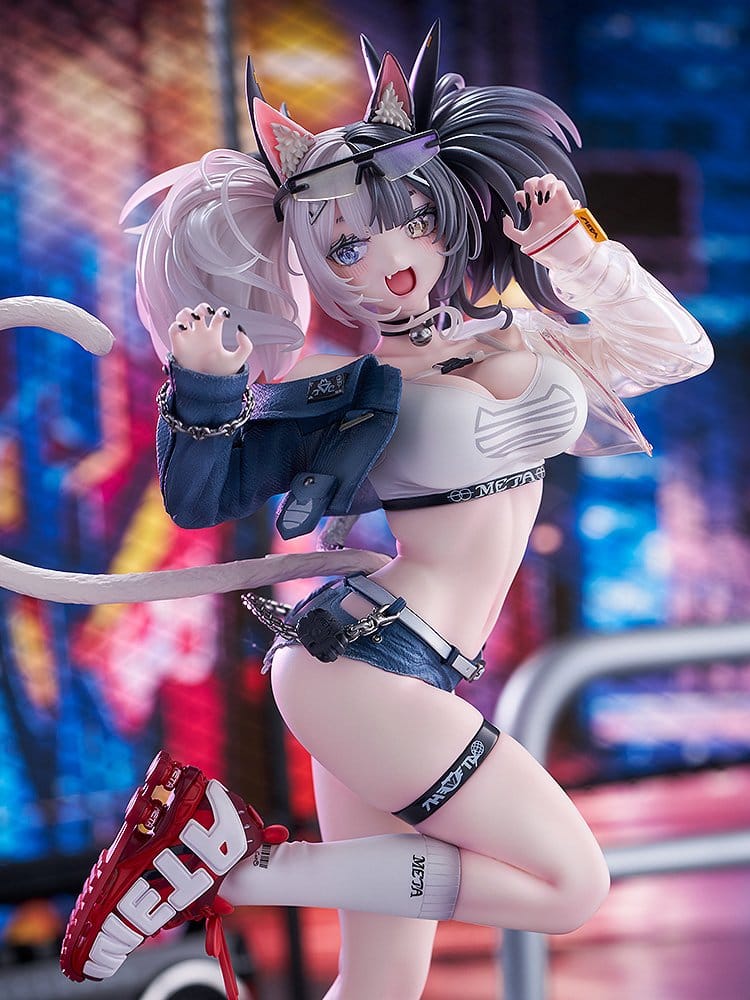 Original Character Figure 1/7 Melterna Girl: Metako Illustration by Neko Metal 23 cm