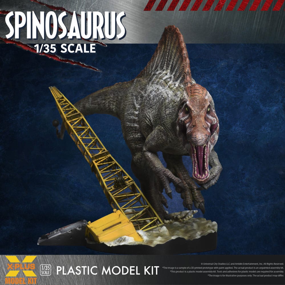 Jurassic Park III Plastic Model Kit 1/35 Spinosaurus 41 cm