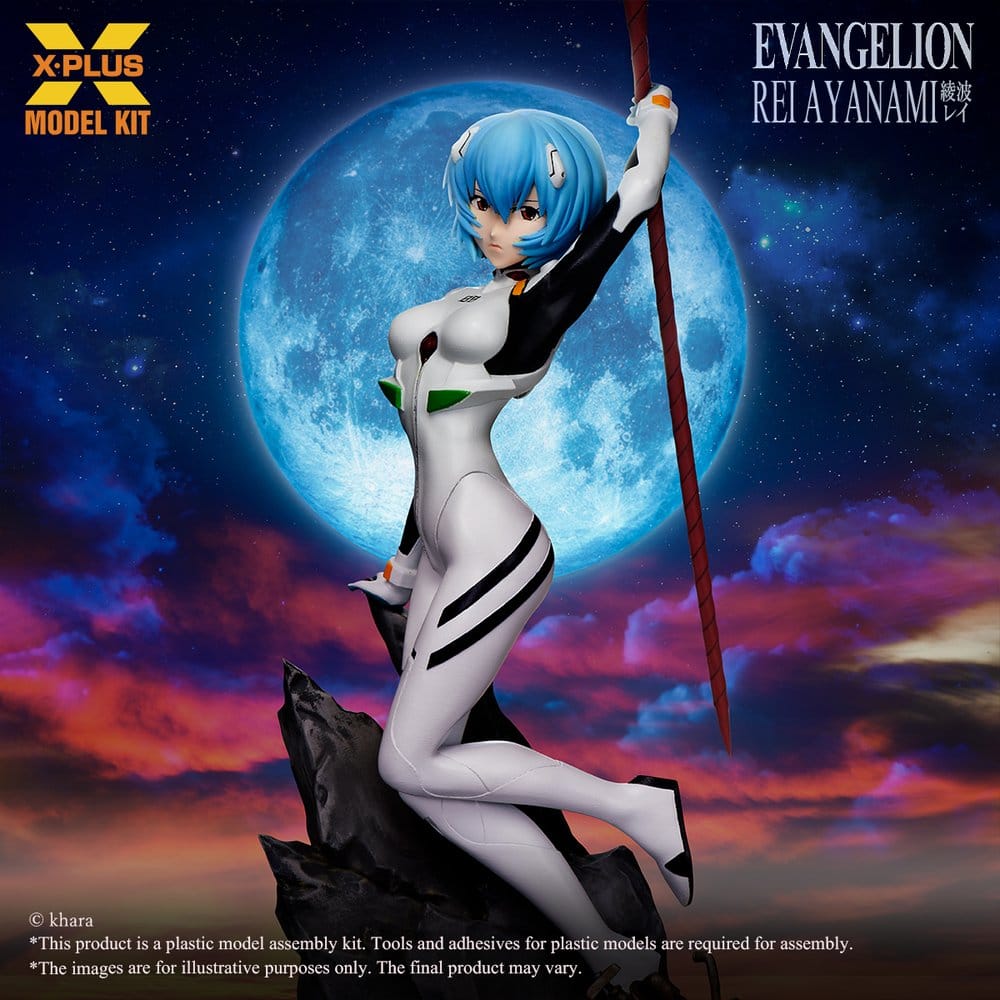 Neon Genesis Evangelion Plastic Model Kit 1/8 Rei Ayanami 40 cm