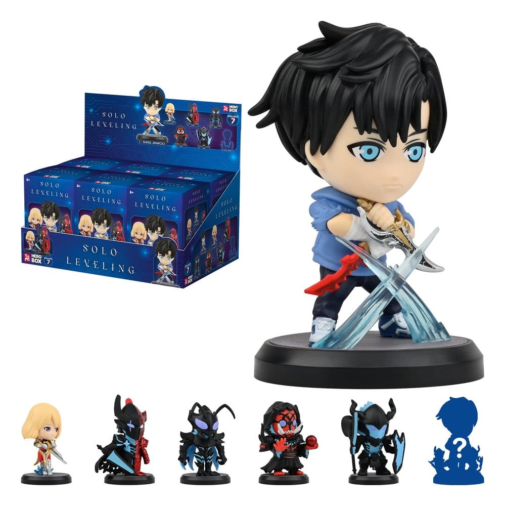 Solo Leveling Hero Box Mini Figures Shadow Rising Series Blind Box Display (12)