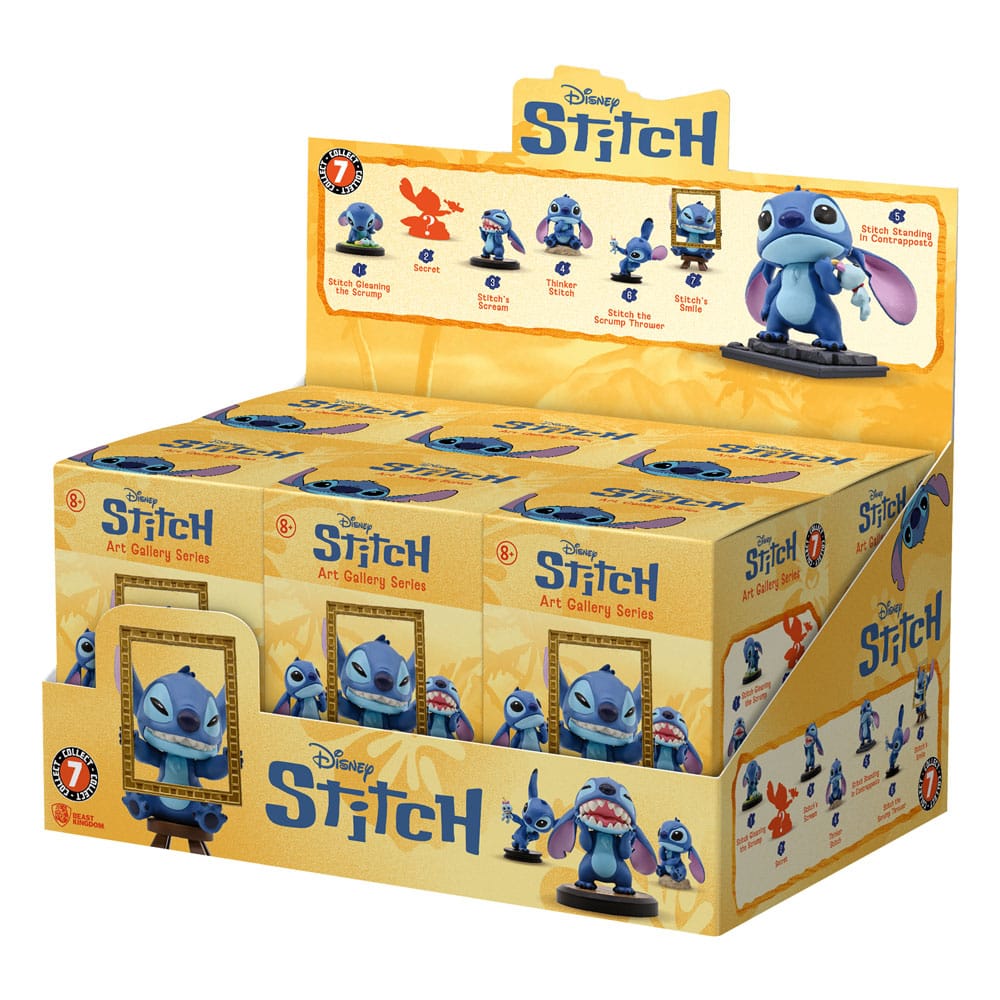 Lilo & Stitch Hero Box Art Gallery Series Mini Figures 8 cm Display (6)