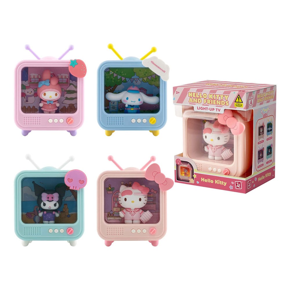 Sanrio Bedside Light TV Series Mini Figures Hello Kitty and Friends 8 cm Display (8)