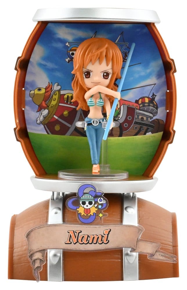 One Piece Barrel Capsule Mini Figures 9 cm Blind Box Display (6)
