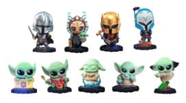 Star Wars The Mandalorian Cosbi Mini Figures 8 cm Blind Box Display (8)