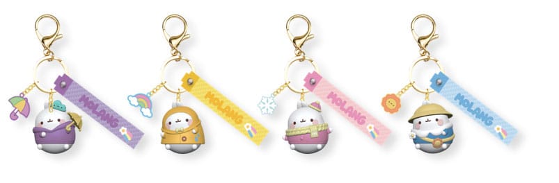 Molang Weather Series Keychain with Hand Strap Display (12)