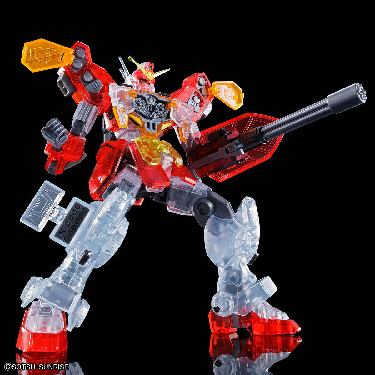 HG 1/144 Gundam Base Limited Gundam Heavy Arms [Clear Color]