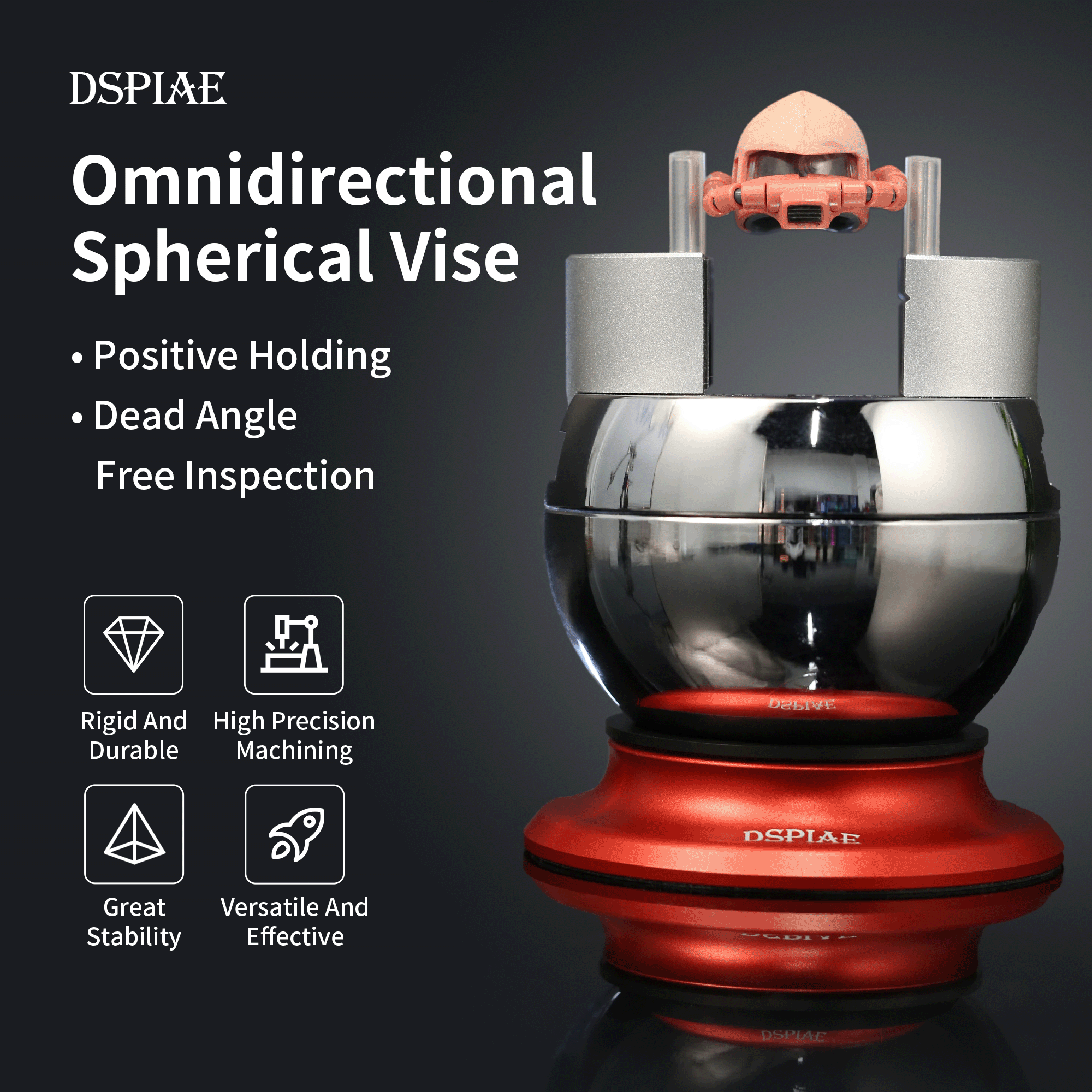 Dspiae AT-SV Omnidirectional Spherical Vice