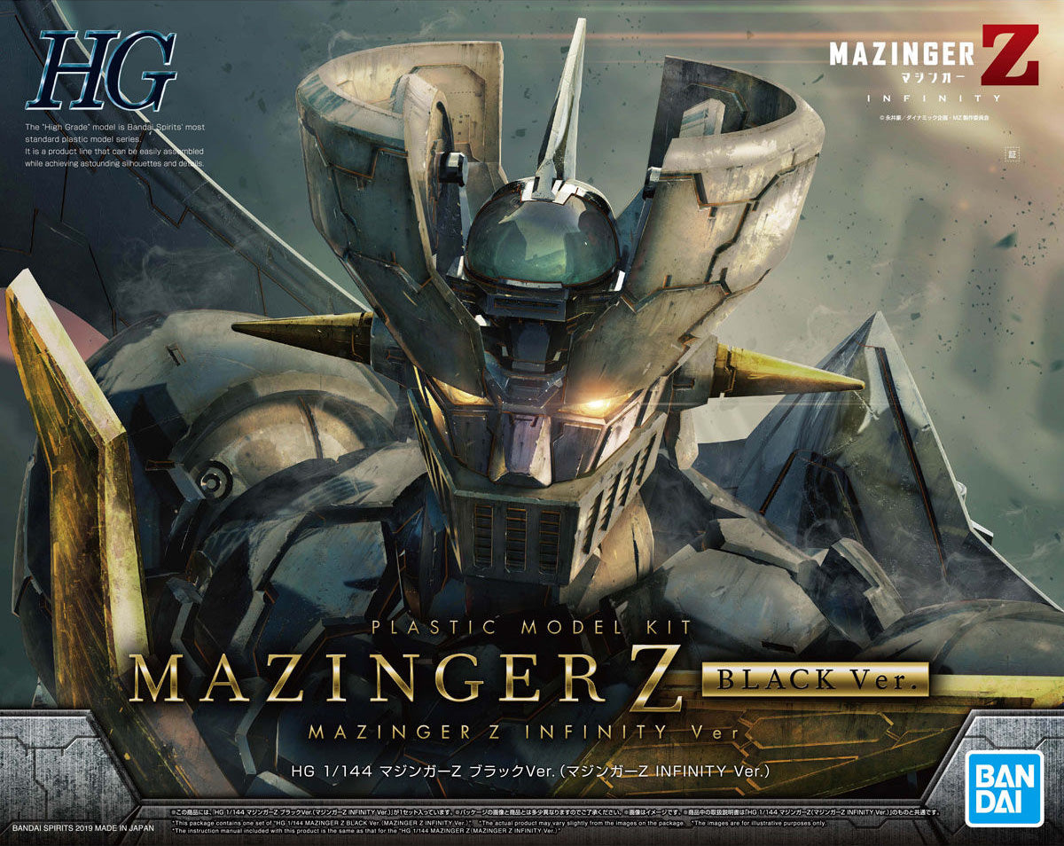 Mazinger Z (Infinity Ver.) (Black Ver.) 1/144 - gundam-store.dk