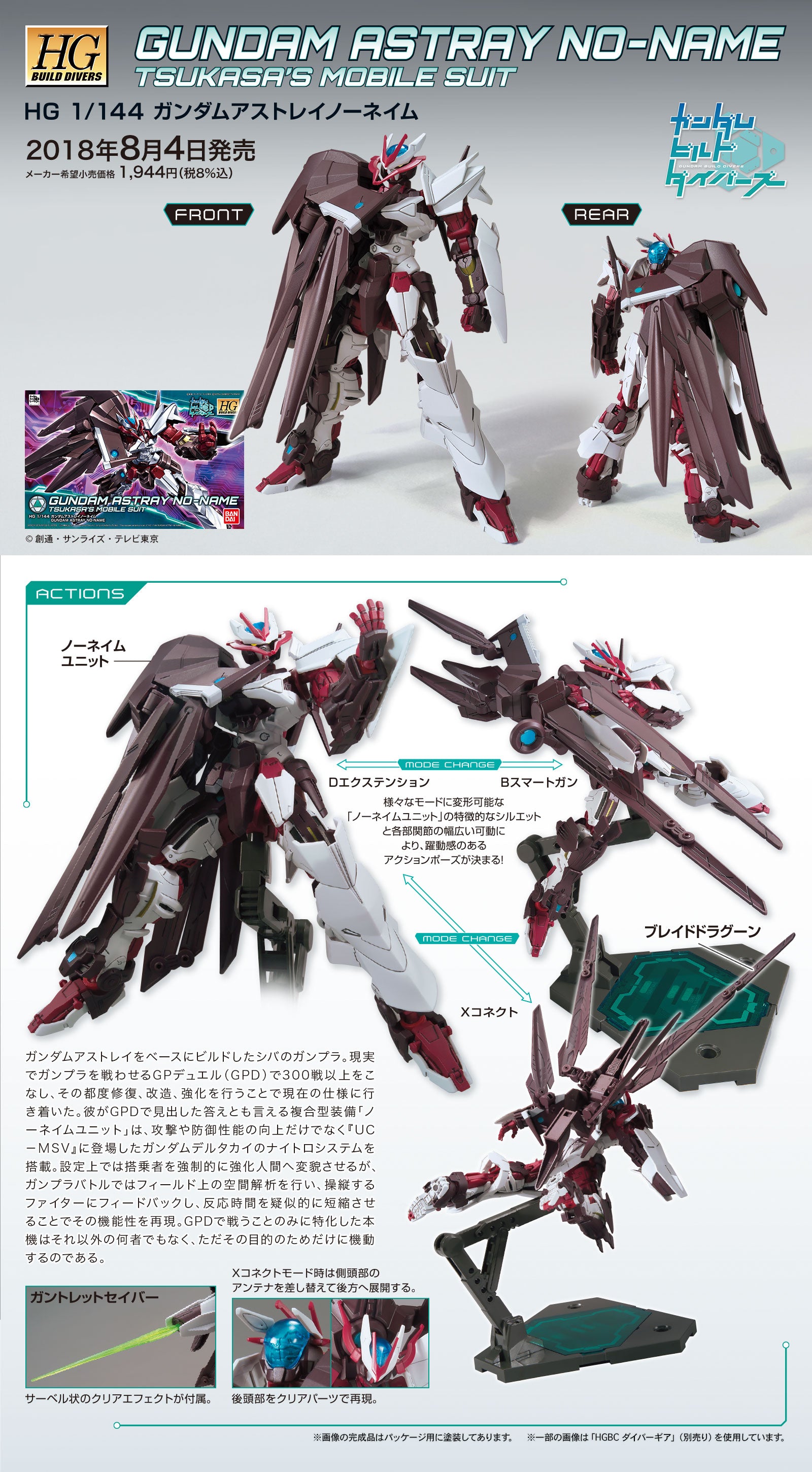 HG Gundam Astray No-Name 1/144
