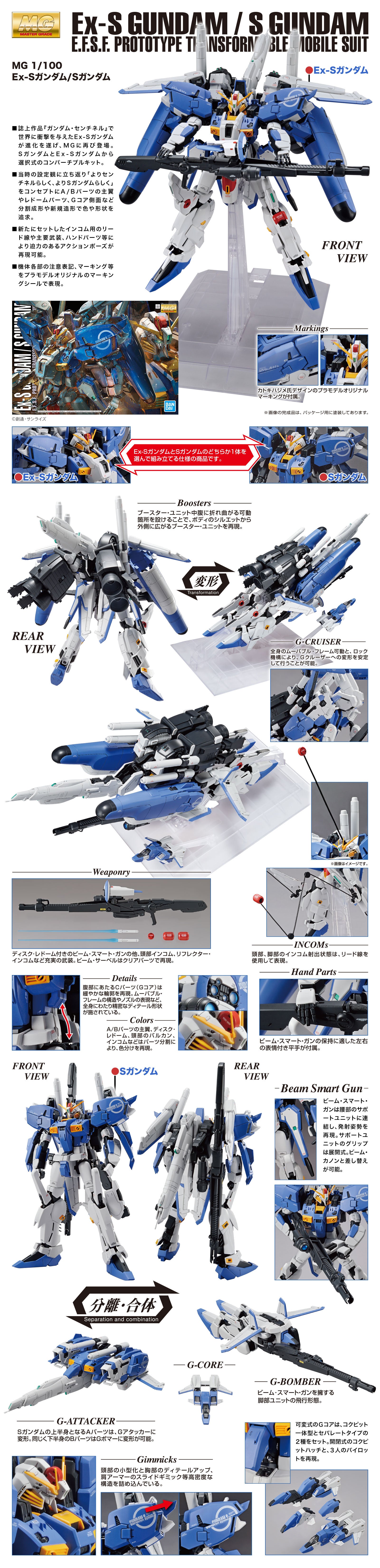 MG Ex-S Gundam / S Gundam 1/100