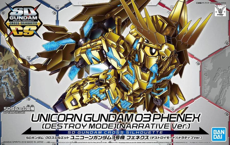 SD Gundam Cross Silhouette - Unicorn Gundam 03 Phenex DM - gundam-store.dk