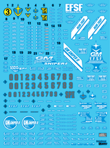 MG GM Sniper II WATER DECAL - gundam-store.dk