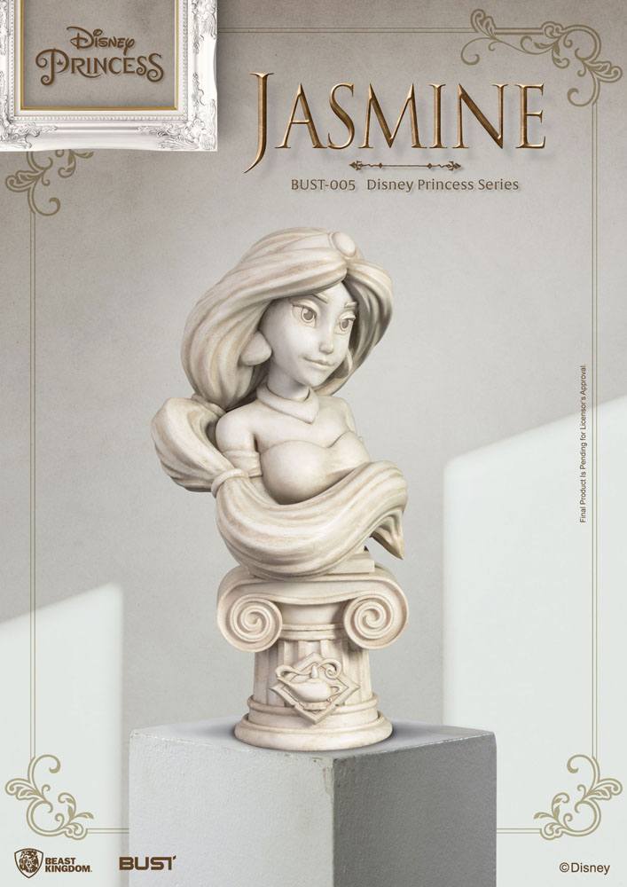 Disney Princess Series PVC Bust Jasmine 15 cm