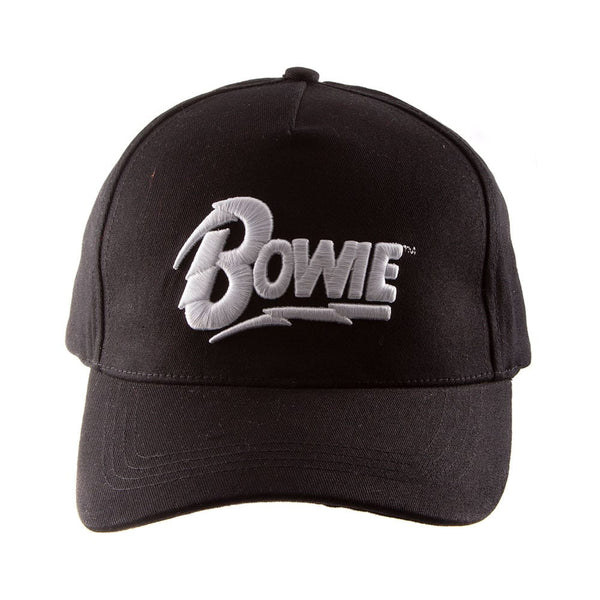 David Bowie Curved Bill Cap High Build Logo