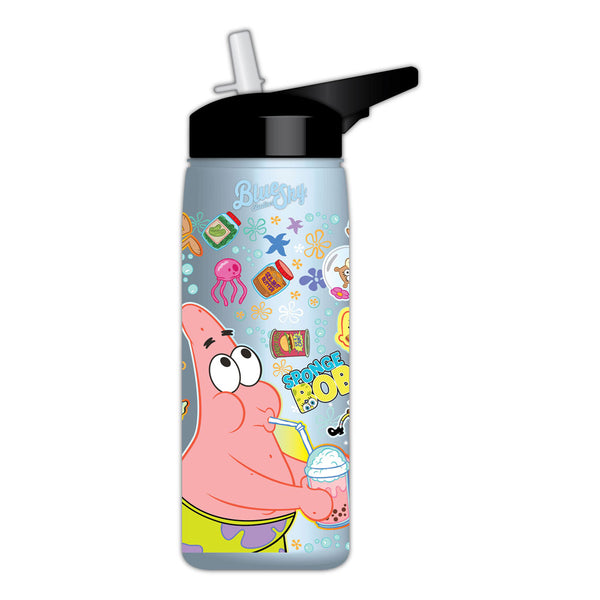 SpongeBob Flip Top Water Bottle Icons