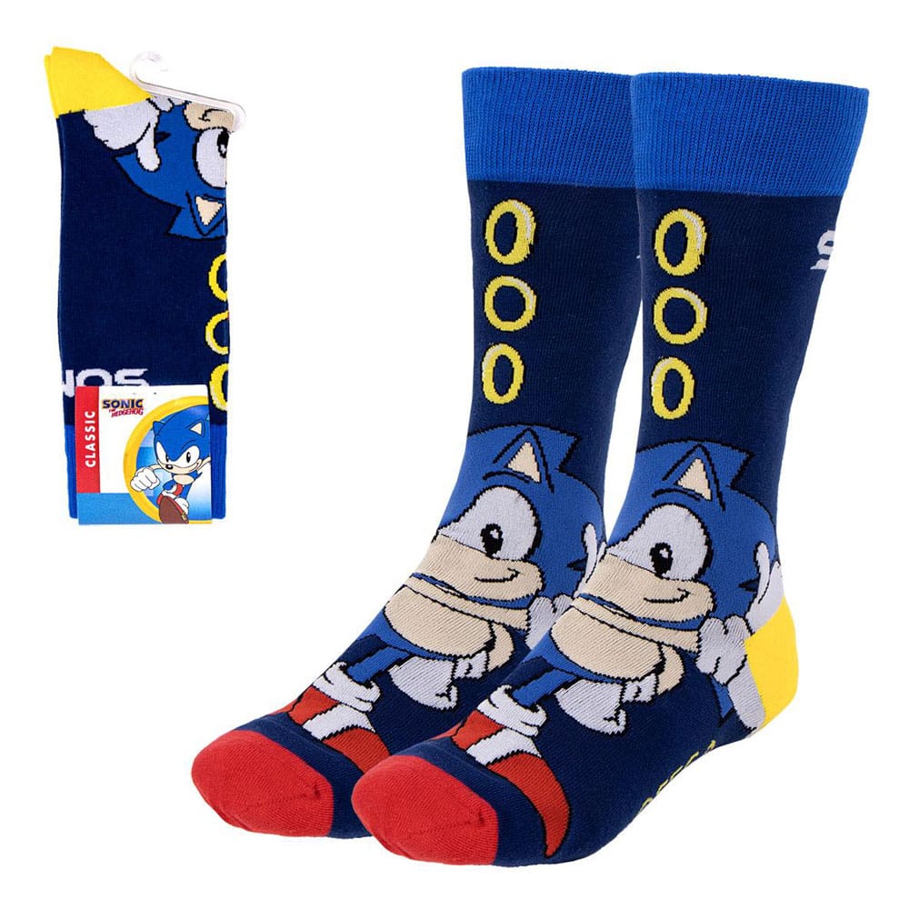 Sonic the Hedgehog Socks Sonic Thumbs Up Assortment (6)