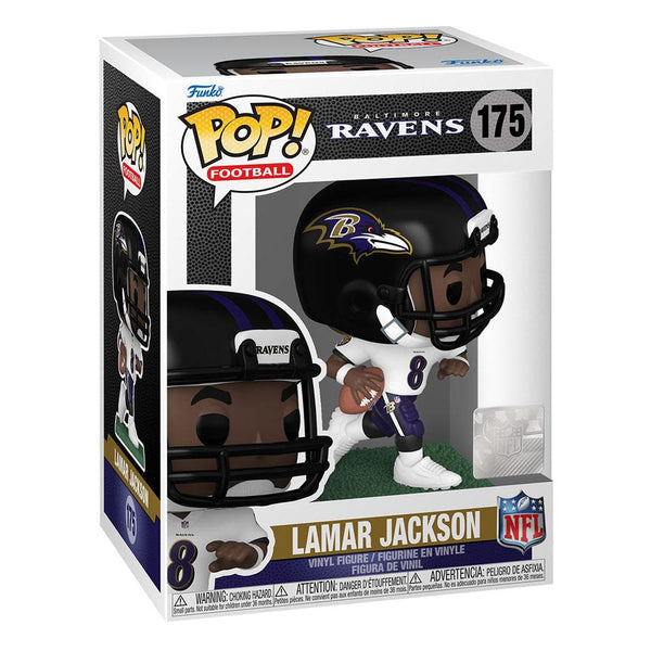 NFL POP! Sports Vinyl Figure Ravens - Lamar Jackson (Away) 9 cm