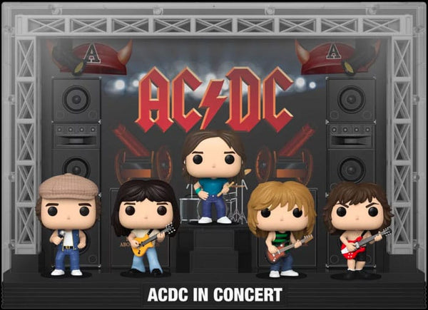 AC/DC POP! Moments DLX Vinyl Figure 5-Pack AC/DC in Concert 9 cm - Damaged packaging