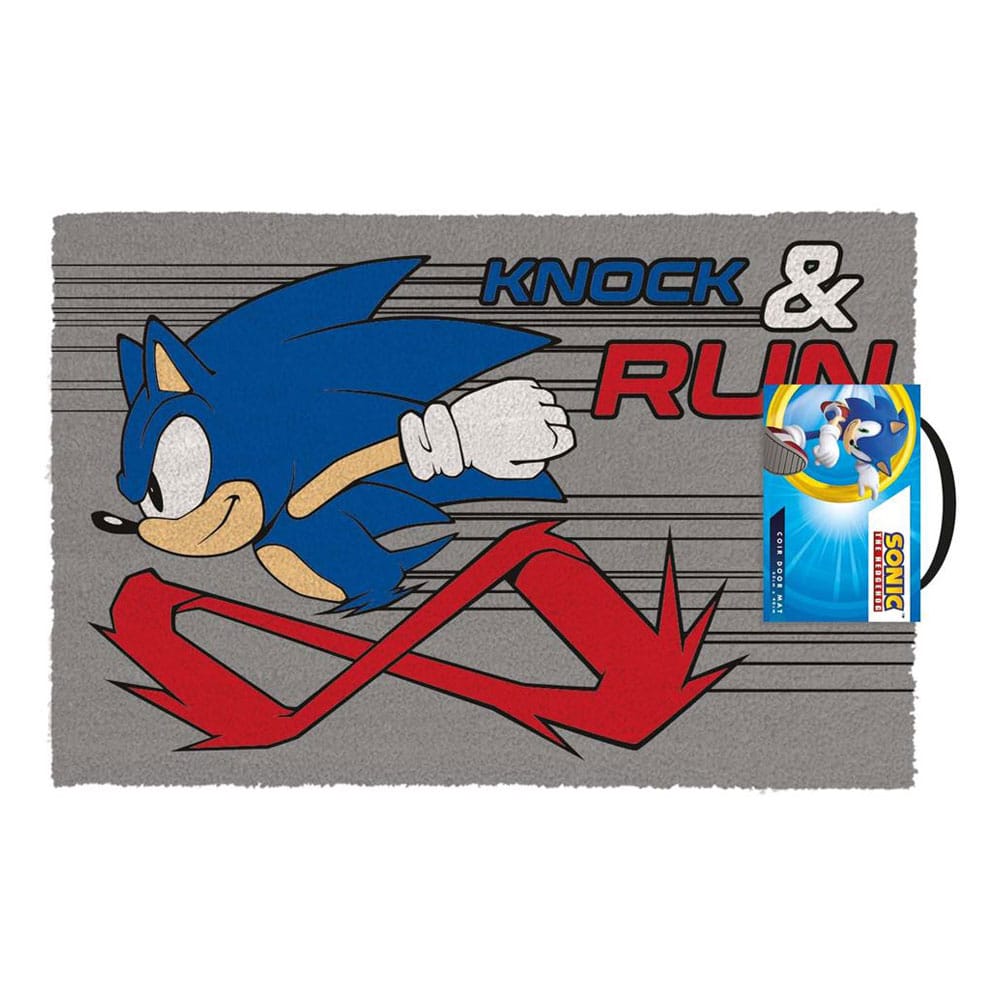 Sonic The Hedgehog Doormat Knock And Run 40 x 60 cm