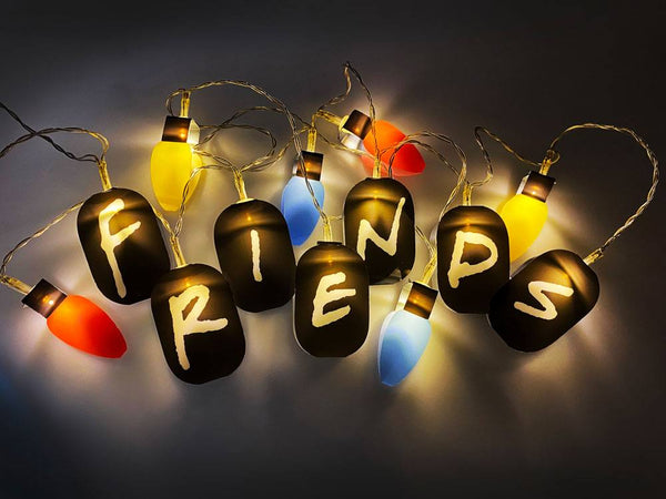 Friends 2D String Lights Logo