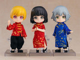 Original Character Parts for Nendoroid Doll Figures Outfit Set: Chinese Dress (Blue)