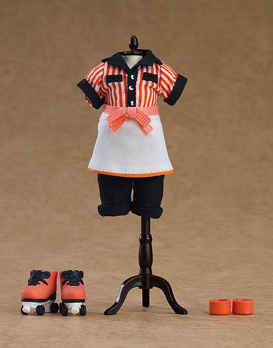 Original Character Parts for Nendoroid Doll Figures Outfit Set: Diner - Boy (Orange)