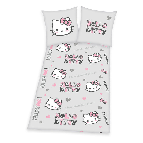 Hello Kitty Duvet Set Follow Me! 135 x 200 cm / 80 x 80 cm