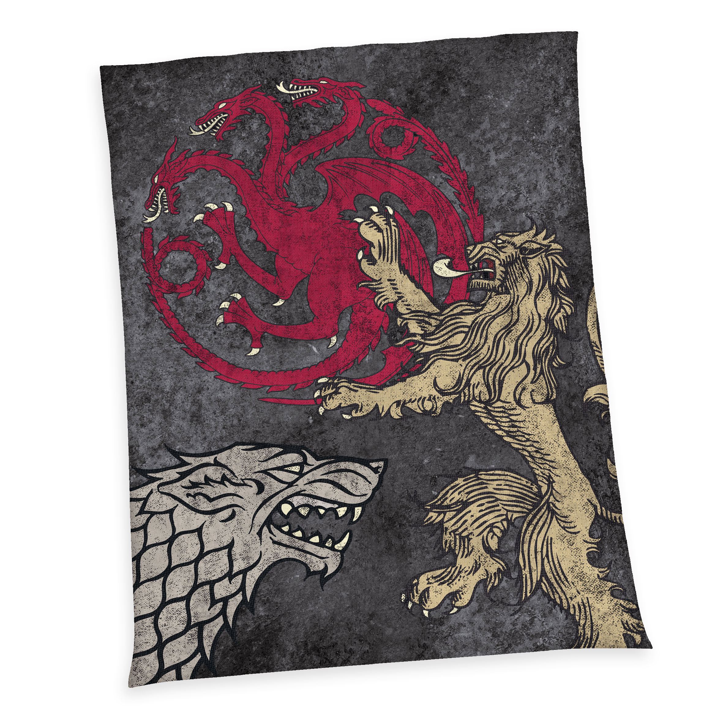 Game Of Thrones Fleece Blanket Logos 150 x 200 cm