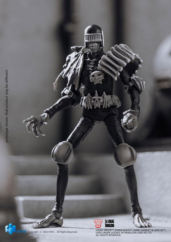 2000 AD Exquisite Mini Action Figure 1/18 Black and White Judge Death 10 cm