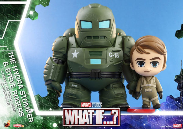 What If...? Cosbaby (S) Mini Figures Hydra Stomper & Steve Rogers 10 cm - Damaged packaging