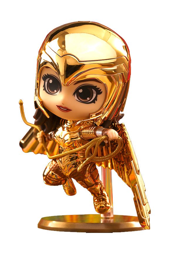 Wonder Woman 1984 Cosbaby (S) Mini Figure Golden Armor Wonder Woman (Metallic Gold Version) 10 cm