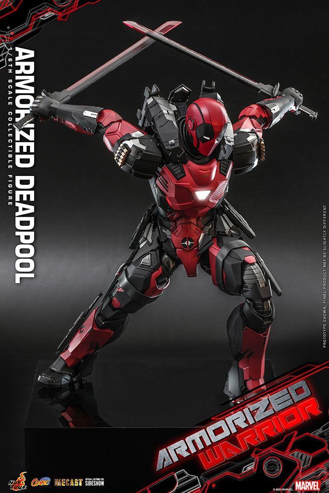 Marvel Comic Masterpiece Action Figure 1/6 Armorized Deadpool 33 cm